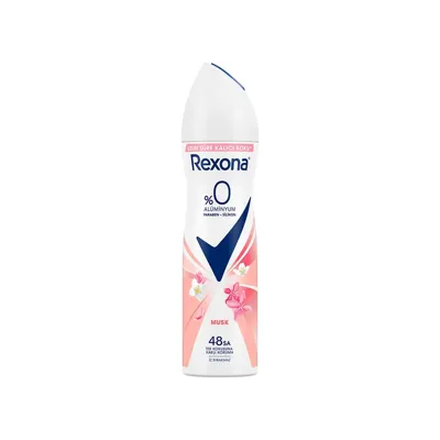 Rexona Kadın Sprey Deodorant %0 Alüminyum Musk 150 ml
