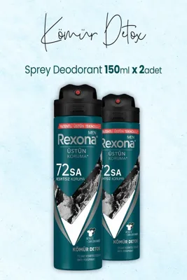 Rexona Men Kömür Erkek Sprey Deodorant 2 x 150 ML