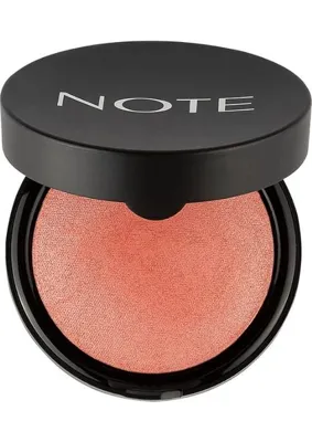 OEM Note Cosmetics Baked Blusher 06 Hot Rose Işıltılı Fırınlanmış Toz Allık