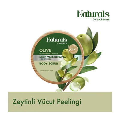 NATURALS BY WATSONS Olive Vücut Scrub 200 g