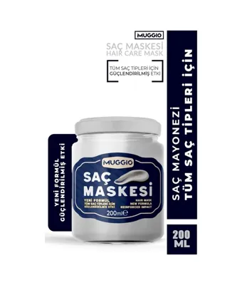 Muggio Doğal Bakım Saç Maskesi 200 ML