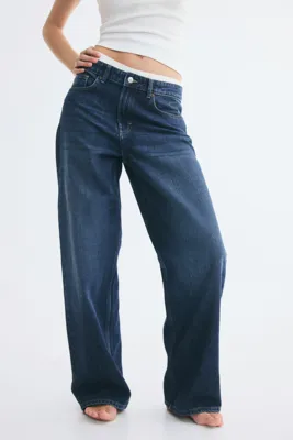 H&M Wide Regular Waist Jeans