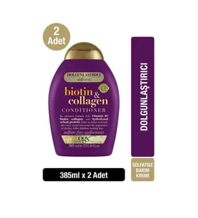ogx Biotin & Kolajen Dolgunlaştırıcı Sülfatsız Şampuan 385 ml x2