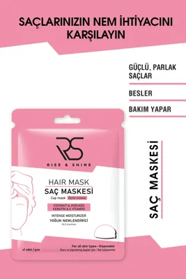 Rise & Shine Genel Saç Bakım Onarım Bonesi