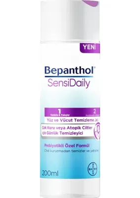 Bayer Bepanthol Sensıdaıly Yuz ve Vucut Temızleme Jelı 200 ml Şişe