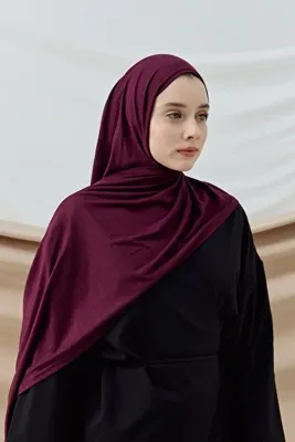 Silk Home modakaşmir Penye Şal Vişne