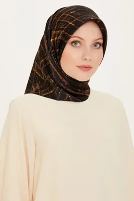 Armine %100 TWİLL İPEK EŞARP 9258D (T) (NOSTALJİ)-02