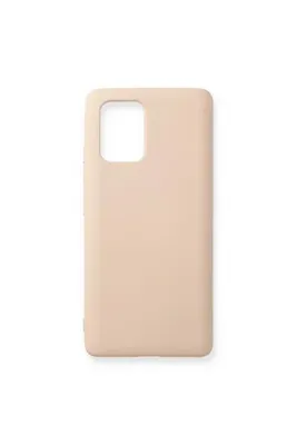 YUZEM Samsung Galaxy A91 / S10 Lite Kılıf Nano içi Kadife Silikon - Pudra