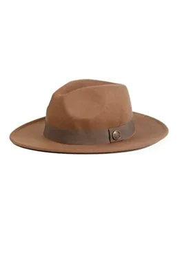 laviyonsa Camel Kovboy Keçe Şapka Unisex