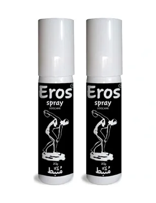 Kostore Eros 2 Adet Erkekler Için Özel Stop Spreyi 20 Ml Black