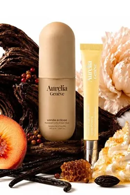 Aurelia Genève Wear Your Vanilla Mood - Peptit & Seramid İçeren Nemlendirici Bej Lip Balm & Pudramsı Vanilya ve Taz