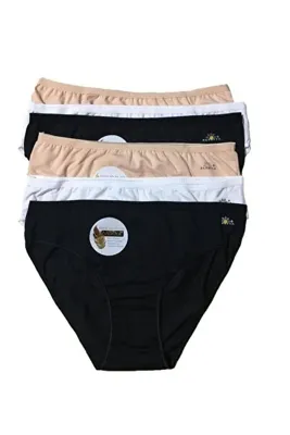 Pmody Kadın Karışık Renk 6'lı Yüksek Bel Modal Slip Külot 1850 Papatya