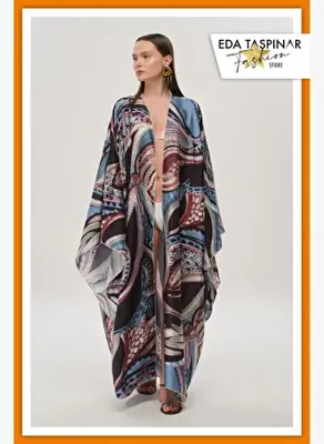 Eda Taşpınar Kaftan Wild TEKS-00052