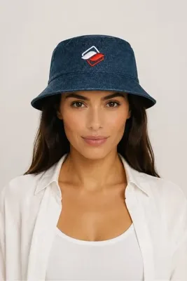 İcone Bag Yıkamalı Denim Bucket Şapka