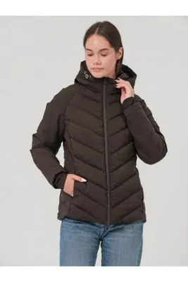PIQUE Kadın Kapüşonlu Şişme Mont Shapex