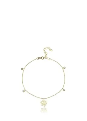Hamza Yılmaz Jewelry Rose 14 Ayar Altın Kadın Halhal
