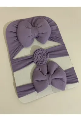 MASALBABY Kız Bebek Bone Seti & Kız Bebek Saç Bandı Seti/ Kız Bebek Hediyelik