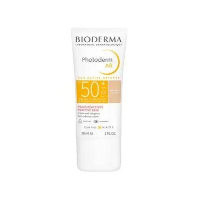 Bioderma Photoderm Ar SPF50+ Kızarıklık Karşıtı Çok Yüksek Korumalı Renkli Yüz Güneş Kremi 30 ml