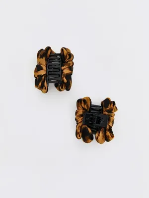 LCW JOY Leopar Desenli Kadın Mandal Toka 2'li