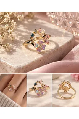 Genel Markalar GOLD AYARLANABİLİR YÜZÜK