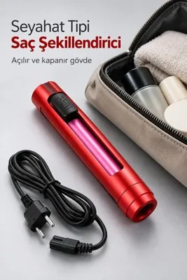 Lisinya Çıkarılabilir Kablolu Seyahat Tipi Çok Amaçlı Saç Şekillendirici -