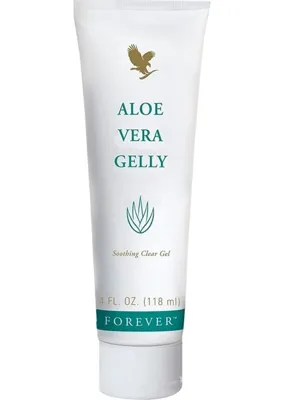 Forever Living Aloe Vera Gelly - Saf Aloe Jel, Yatıştırıcı ve Nemlendirici Cilt, Lekelenmez ve Hızlı Emici, Vegan ve Glutensiz, 4 Fl Oz