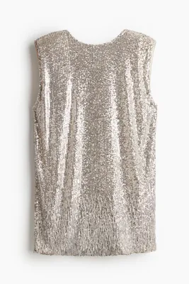 H&M Pullu Mini Elbise