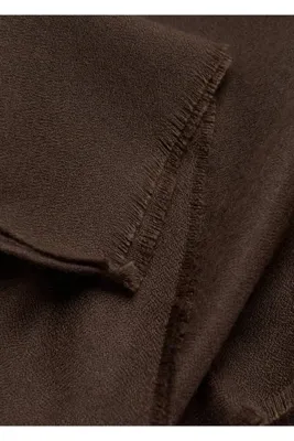 MANGO Woman Kenarları dikişsiz fular