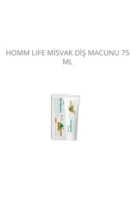 hommbitkisel Homm Life Misvak Diş Macunu 75 ml. (Florür içermez)