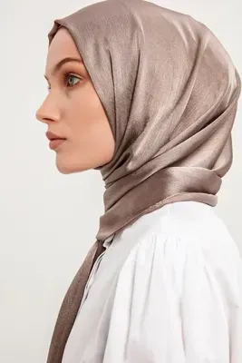 Şaless Tesettür Kadın Janjanlı Krinkıl Abiye Şal-vizon- 70x190cm