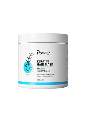 homm Life 500 ml Pürüzsüzleştirici Keratin Saç Maskesi Hafif Yağlandırmayan Formül