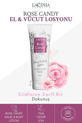 Lacinia EL VE VÜCUT LOSYONU - ROSE CANDY 75 ml