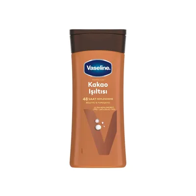 Vaseline Vücut Losyonu Kakao Işıltısı Parlaklığını Kaybetmiş ve Kuru Ciltler İçin 200 ml