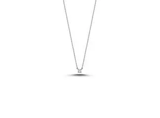 Safir Mücevher Only One 0.03ct  Pırlanta Kolye