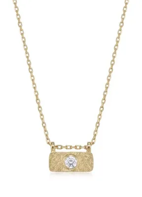 Ginza Design Jewelry Casper 14 Ayar Altın Pırlanta Taşlı Kadın Kolye