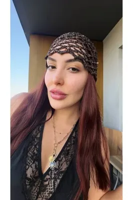 Felix Accessories Sequin File Şapka Kahve