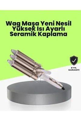 alfapazar e-ticaret GHN Ayarlanabilir Isı Ayarıyla Profesyonel Bukle Maşası – Hızlı ve Nazik Şekillendirme