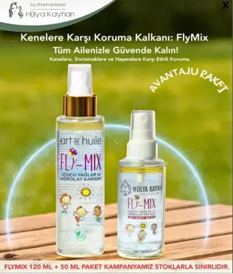 Art De Huile Fly Mix 120 Ml + Fly Mix 50 Ml Avantajli Paket