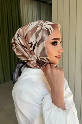 KUQOS Manolya Çiçeği Aqua Soft Eşarp