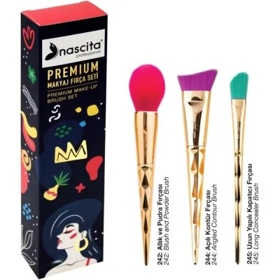 Nascita Premium Stiletto Serisi Makyaj Fırça Seti