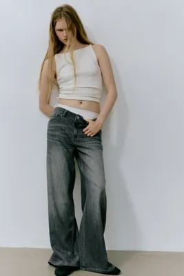 H&M Wide Regular Waist Jeans