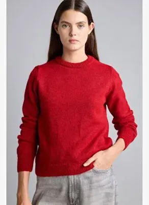 Defacto Regular Fit Bisiklet Yaka Triko Basic Kazak