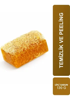 TemmuzX Gliserinli Kükürtlü Sabun, Doğal Kabak Lifli, 130 Gr, Yüz ve Vücut Bakımı