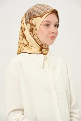 Madame Polo Trend Rayon Eşarp Çok Renkli Kırışmayan Desenli 90x90 cm