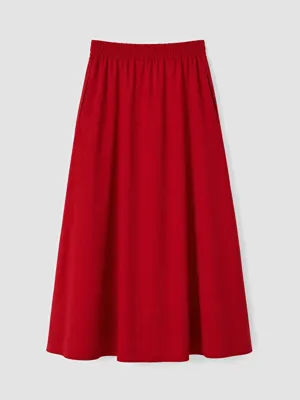 LCW Modest Beli Lastikli Kloş Etek