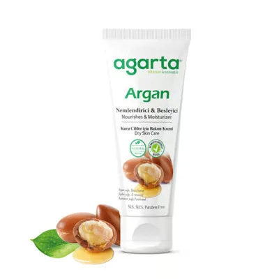 agarta Doğal Argan Besleyici Nemlendirici Cilt Kremi 75 ML