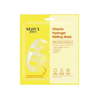 Dermal Seoul Vitamin Hydrogel Eriyen Yüz Maskesi