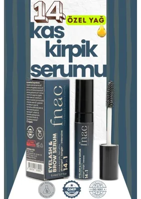 Fnac | 14 In 1 Eyelash & Brow Serum| Kaş Kirpik Bakım Serumu %100 Doğal Içerik | Organik Fas Argan Yağlı