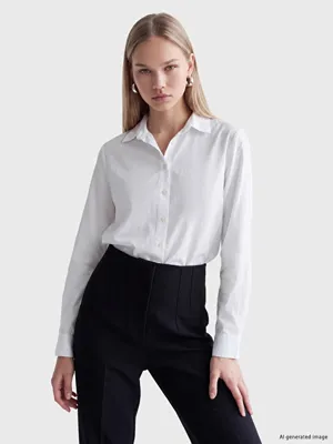 LCW Vision Oxford Kadın Gömlek