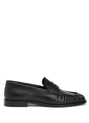 Divarese Siyah Kadın Deri Loafer